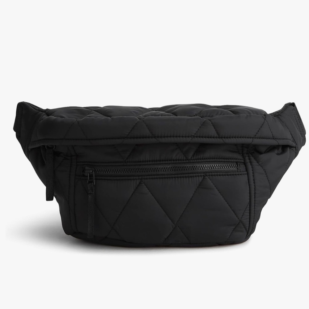 Vera Bradley black nylon quilted belt bag - Picture 2 of 12